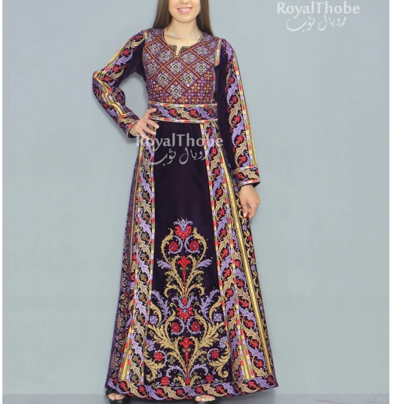 Worn once purple ROYAL THOBE size 2 with detachable skirt - Picture 2 of 8